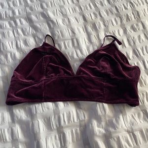 Purple bra